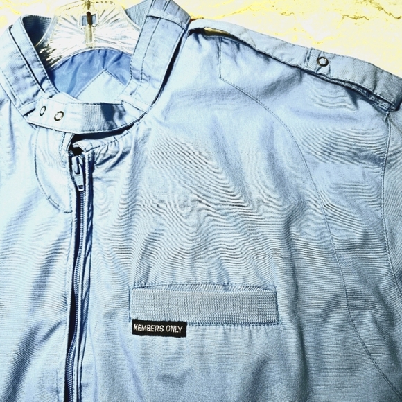 🛑 Vintage 80's Knightsbridge For Men Members Only Zip-up Jacket Size Large - Picture 3 of 8